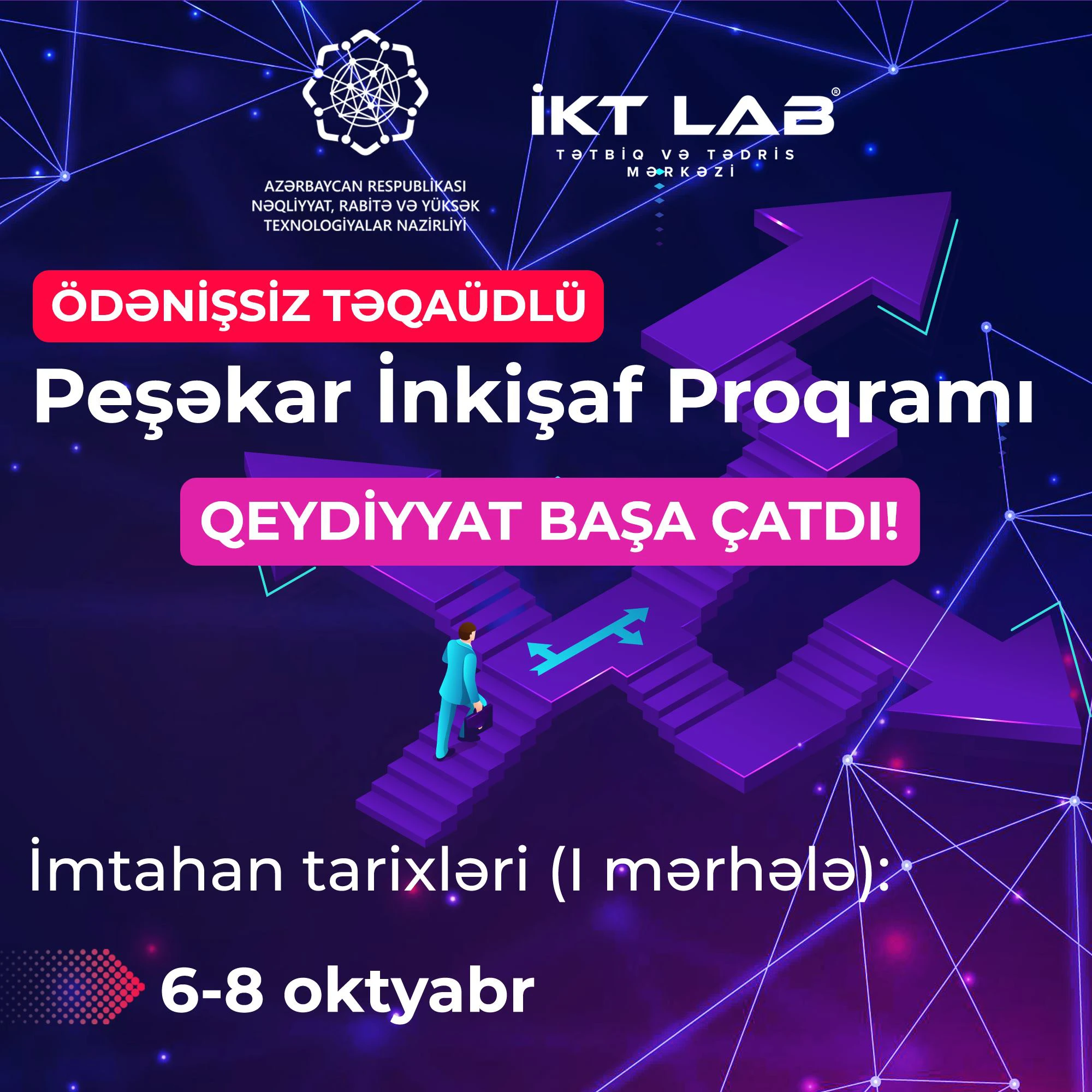 İKT LAB Peşəkar İnkişaf Proqramına qeydiyyat başa çatmışdır.