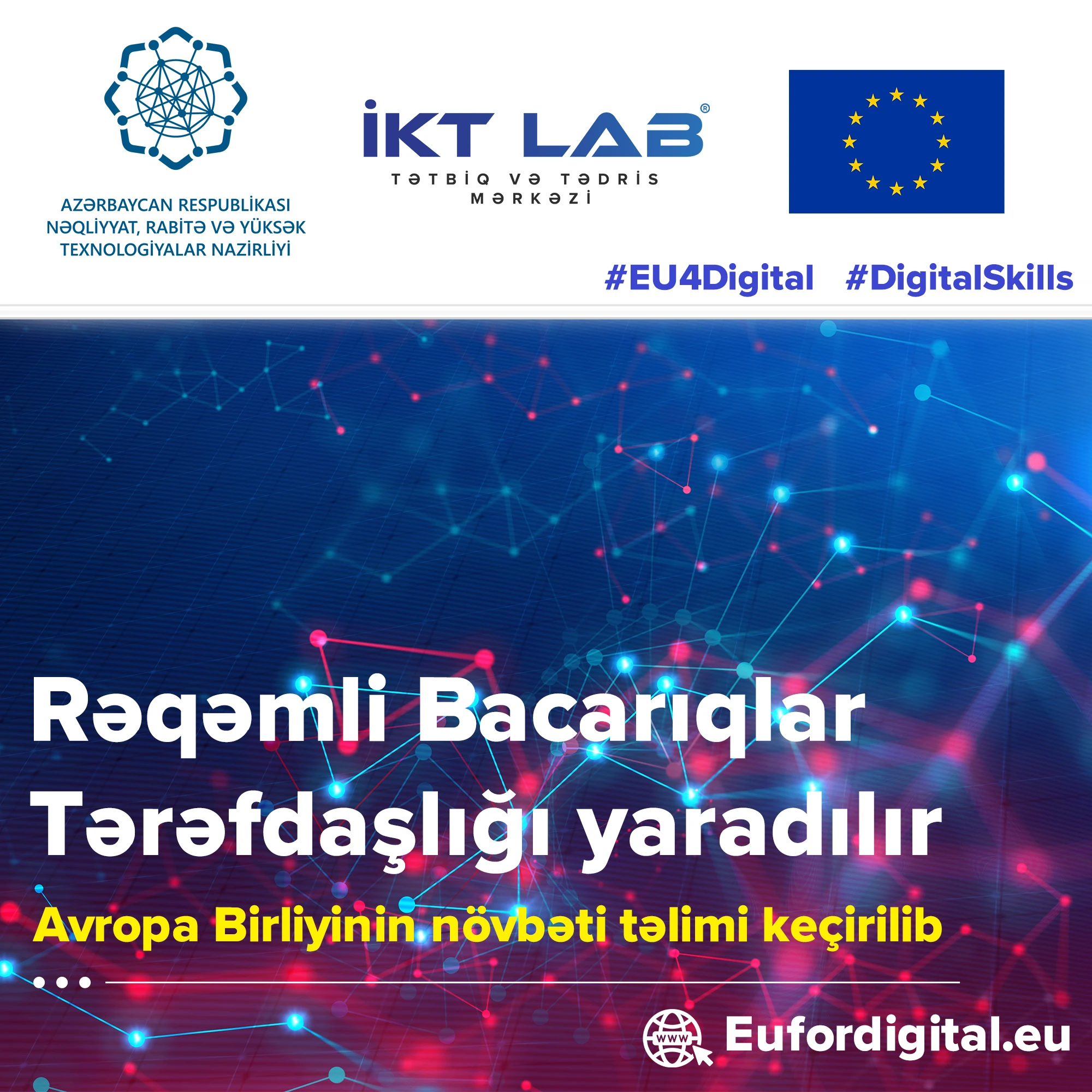 Rəqəmli Bacarıqlar üzrə Tərəfdaşlığın yaradılmasına  dair onlayn seminar keçirilib