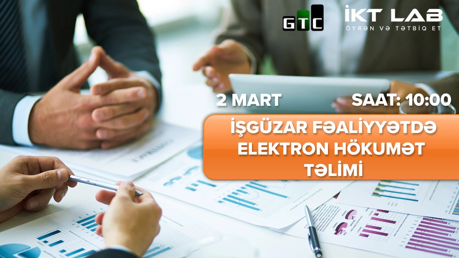 İŞGÜZAR FƏALİYYƏTDƏ ELEKTRON HÖKUMƏT HƏLLƏRİ TƏLİMİ