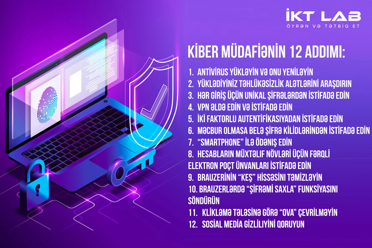 KİBER MÜDAFİƏNİN 12 ADDIMI