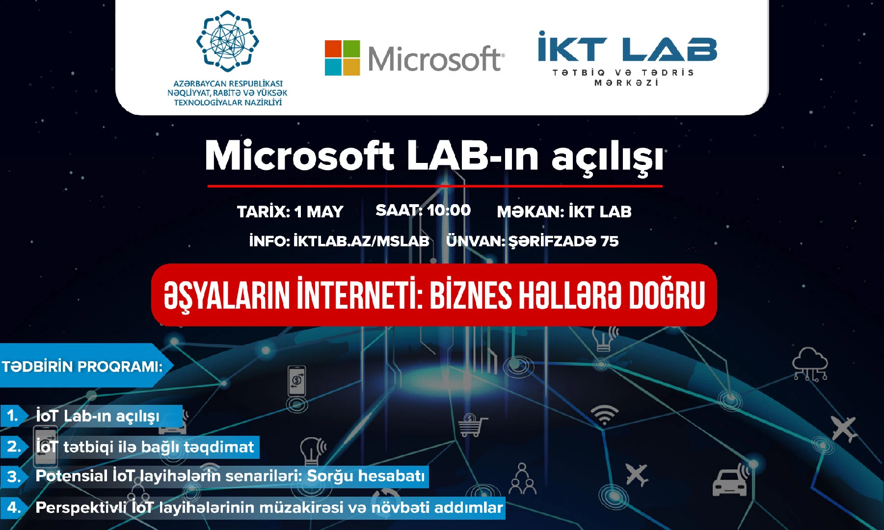 AZƏRBAYCANDA “MICROSOFT LAB” LABORATORİYASI YARADILIB